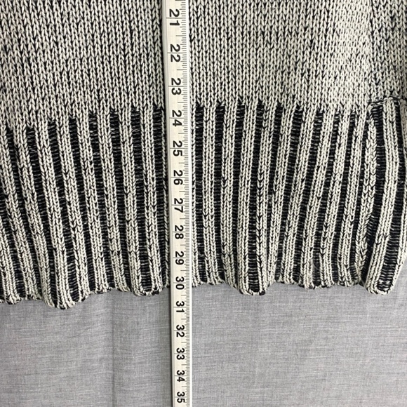 Candy Couture Open Front Cardigan Sweater Sz Small Long Sleeve Curved - Picture 7 of 9